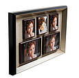 Декоративне настінне панно для колажу з 5 фоторамками на магнітах 44*29,5*5 см, фото 2