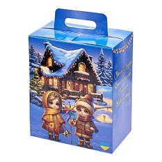 Солодкий новорічний подарунок, набір №9, 550 г. замовлення від 32 шт.