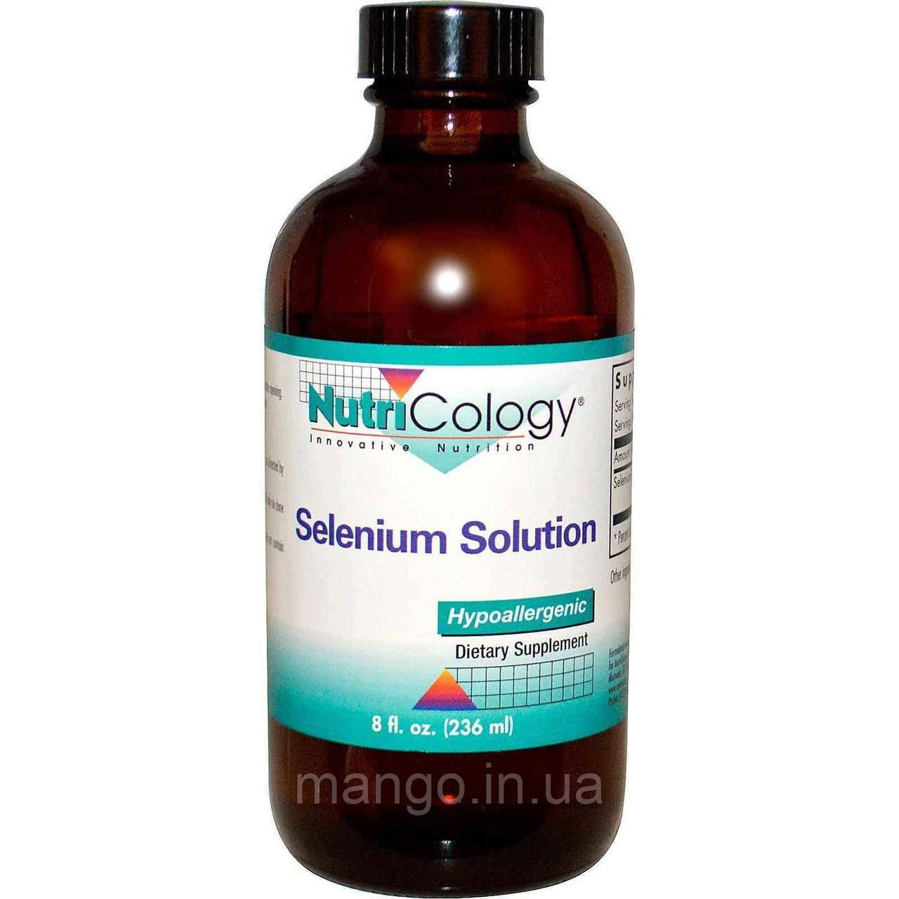 Селен (Selenium Solution), Nutricology, 263 мл., фото 1