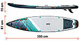 Надувна дошка для плавання Sup Paddle Reefbreak 350 см повний комплект, фото 10