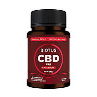 Каннабідіол, CBD Gummies, Biotus, смак вишні, 25 мг, 30 желейних ведмедиків