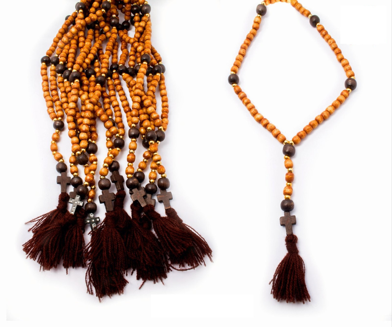 Дерев'яні церковні чотки