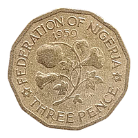 Нігерія 3 пенса, 1959