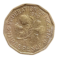 Нігерія 3 пенса, 1959