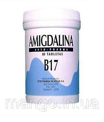 Вітамін B17, Amygdalina, Cyto Pharma, 500 мг, 60 таблеток, фото 1