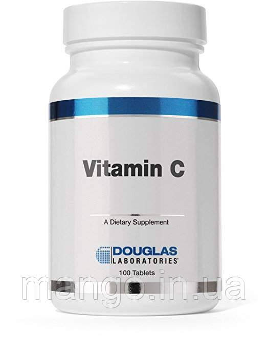 Вітамін С високоякісний, Vitamin C, Douglas Laboratories, 100 таблеток, фото 1