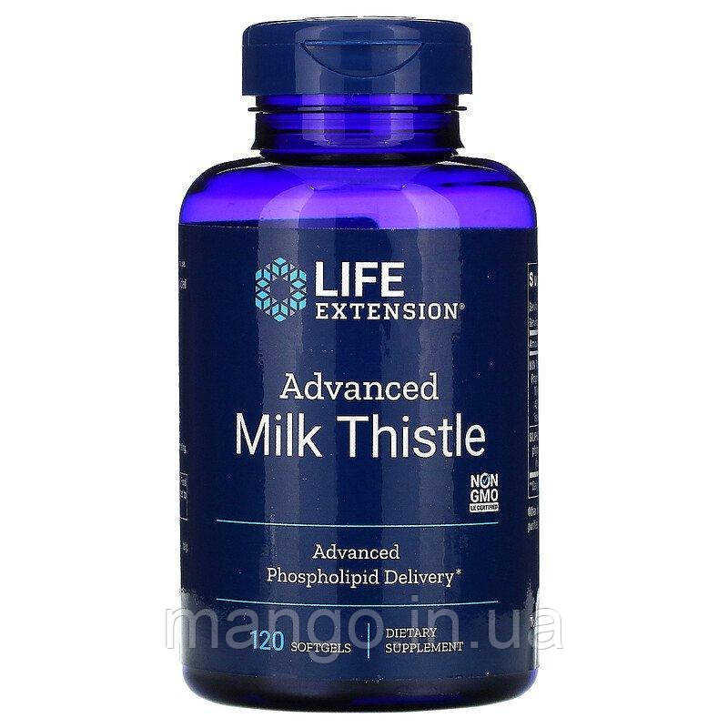 Розторопша, Milk Thistle, Life Extension, 120 капсул, фото 1