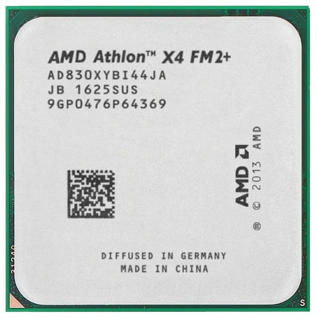 AMD Athlon X4 830 CPU AD830XYBI44JA 65WL 3.0GHz/2M/65W Socket FM2/FM2+ Процесор для ПК, фото 1