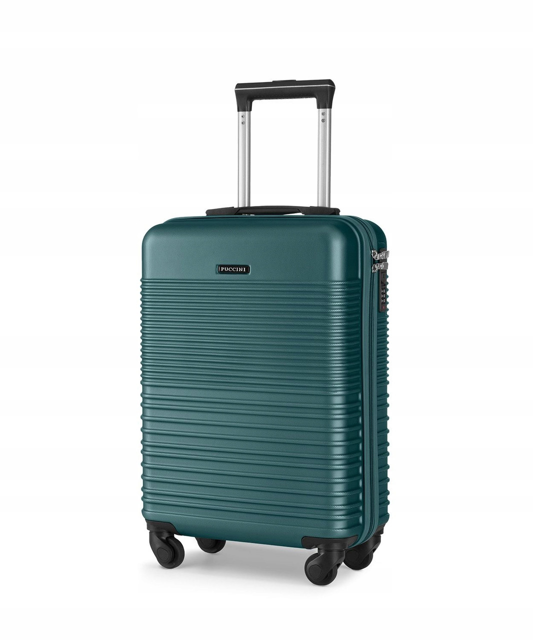 Середній міцний і місткий подорожній чемодан на колесах 55x36x20 см, фото 1