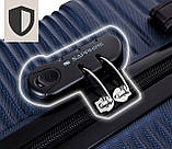 Мала легка ручна сумка на колесах Abs Sapphire Duo для кабіни, фото 8