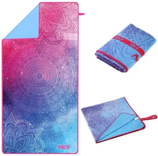 Пляжний рушник для купання швидкосухий з мікрофібри 160x80 см Nils, фото 1