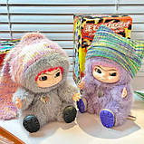 М'яка плюшева іграшка сюрприз Вакуку 16 см рандомка брелок Wakuku Pop Mart колекційна Вайкуку з шапочкою, фото 7