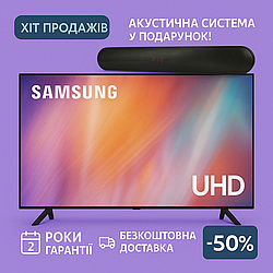 Телевізор Samsung Smart TV 4K 2025 рік Ultra HD, LED, IPTV, T2 42 дюйми WIFI Збірка Корея Самсунг Андроїд 15