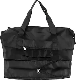 Дорожня сумка для ручної поклажі Чорна, Дорожня сумка для подорожей 26 л Чорна, фото 2