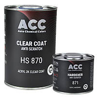 Лак ACC 870 Anti Scratch HS акриловый 1 л + отвердитель 0.5 л