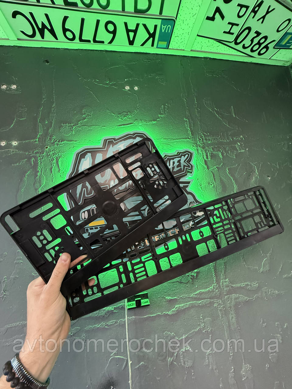 Рамка під американський номер (300х150 мм)автовін, фото 1