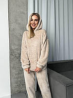 Жіноча тепла піжама-двійка кофта + штани двостороння махра 42-44.46-48 Мод 121