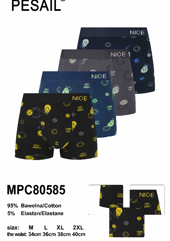 Боксери чоловічі Pesail смайл, фото 1