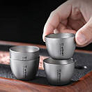 Набір чарок з титану, стопки титанові Tiartisan 40 мл х 2 шт, фото 2