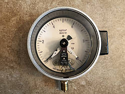 ЕКМ-1У Електроконтактний сигналізувальний манометр 10 кгс/см2 (Атм) Ф160 мм М20*1,5 (ссор-НОВІ!!!