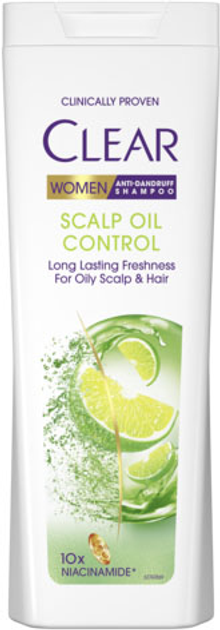 Шампунь проти лупи баланс жирності шкіри голови 360мл, Clear, Арт.66594