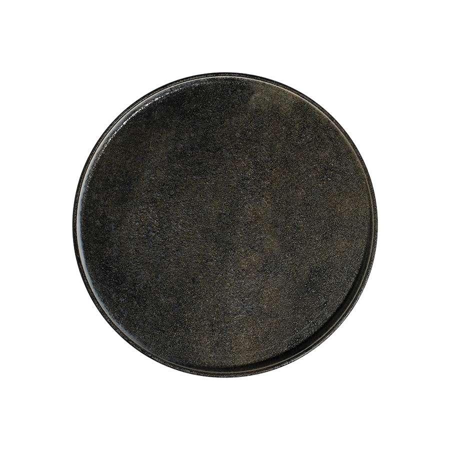 Тарілка дрібна з бортом ID Fine Visto 21 см black 20255-161021, фото 1