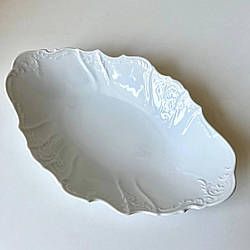 Блюдо хлібне глибоке 34 см Thun Bernadotte біле 001100