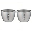 Титанова фляга для алкогольних напоїв Tiartisan 260 мл + 2 чарки по 40 мл та лійка, фото 6