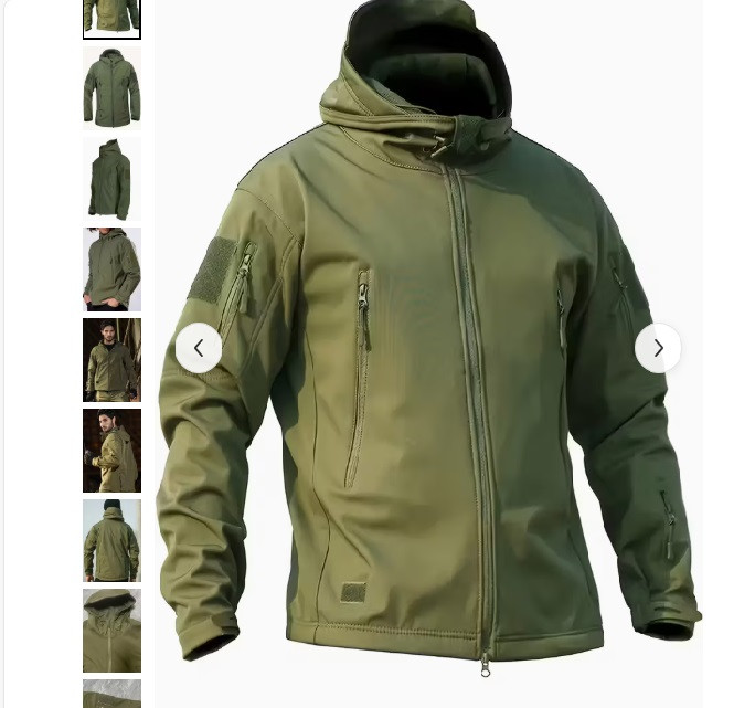 Міська чоловіча демісезонна куртка Soft Shell — стиль і комфорт до –5°, фото 1