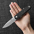 Нiж складаний Firebird FH927-CF чорний карбон, фото 3