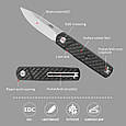 Нiж складаний Firebird FH927-CF чорний карбон, фото 7