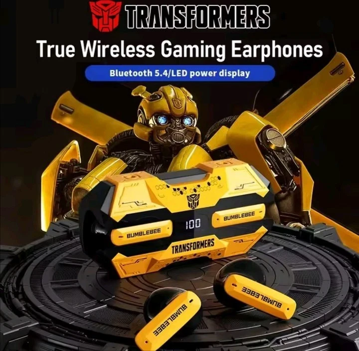 Бездротові навушники TRANSFORMERS TF-T51 — Bluetooth 5.0, час роботи 4 години, фото 1