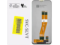 Дисплей для Samsung A03 (A035G), A02s (A025G, A025U), M02S (M025) із сенсором чорний сервісний оригінал