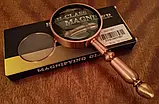Портативна ретро лупа 20× з повністю металевим корпусом — елегантне збільшення, фото 9