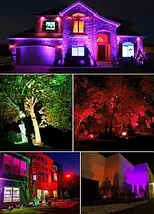 Інтелектуальний LED прожектор SMART 25W RGB Bluetooth з APP, 16 млн кольорів, 20 режимів, IP66, керування музикою, фото 5