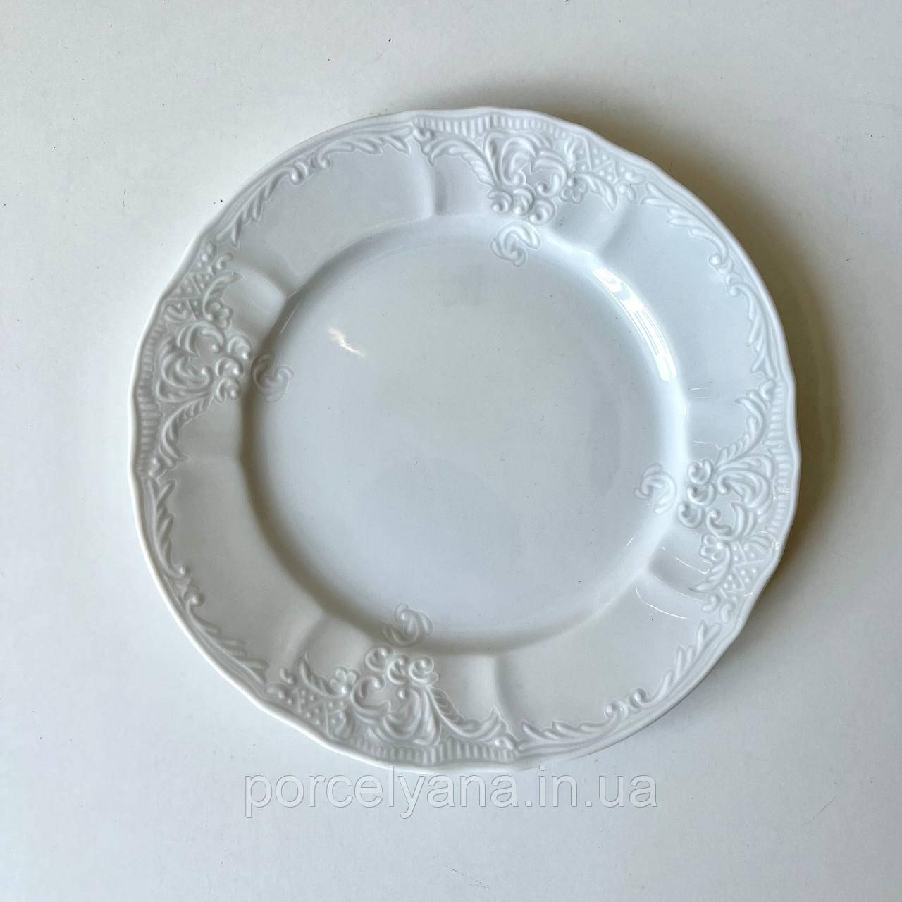 Тарілка 19 см Thun Bernadotte біла 001100, фото 1