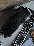 Сумка жіноча Marc Jacobs Snapshot на широкому ременці чорний, фото 4