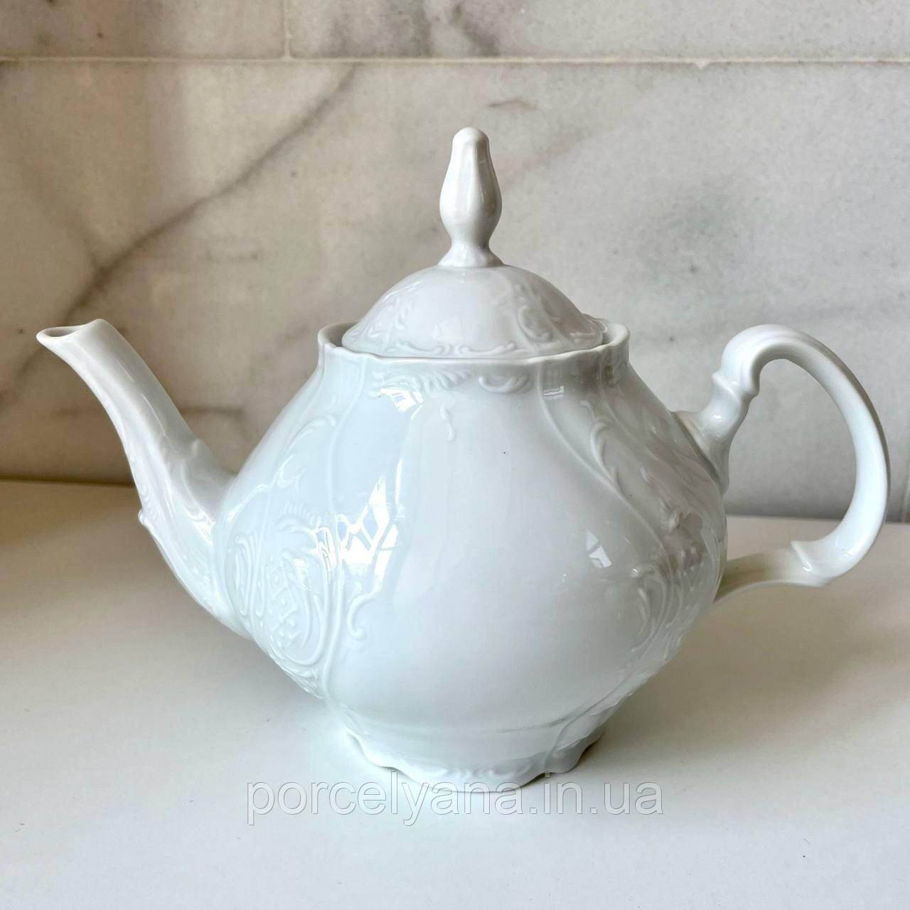 Чайник заварювальний 1200 мл Thun Bernadotte білий 001100, фото 1