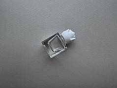 7 мл Куб флакончик скляний прозорий з кришкою біла троянда, пляшка, атомайзер, флакон, ємкість, пляшечка