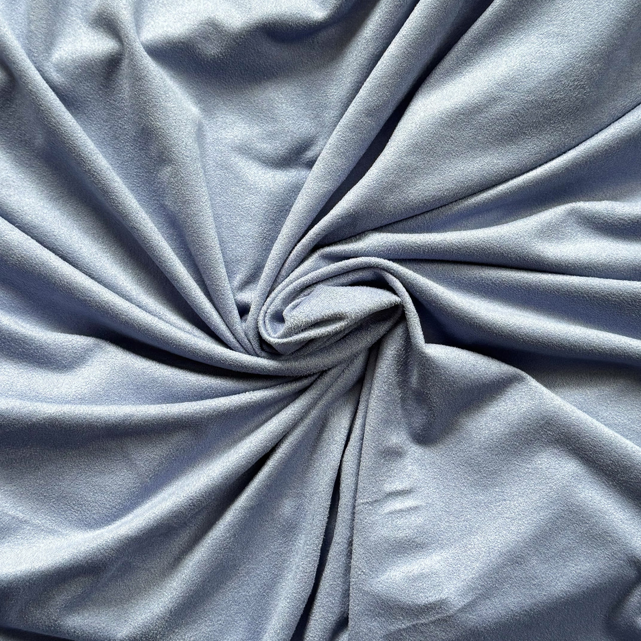 Замш стрейч блакитний, фото 1