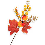 Бутоньєрка  гілка з гранатом і ягодами 25 см «Осінній урожай», фото 2