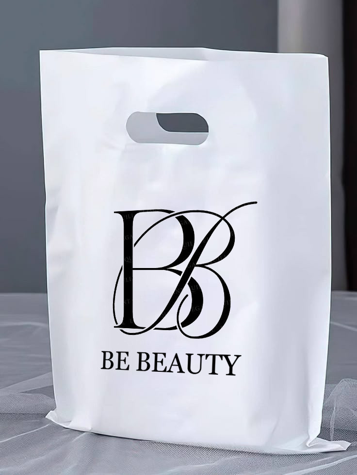 Пакет банан білого кольору Красивий зручний пакет оптом Поліетиленові пакети з малюнком 20х30 см до 3 кг, фото 1