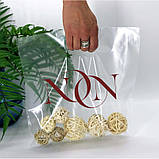 Пакети поліетиленові 30х30 до 3 кг Прозорий пакет типу банан Пакети подарункові глянцеві оптом, фото 4