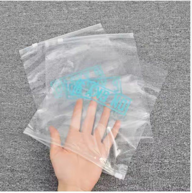 Глянцевий SLIDER пакет 20x20 см Зіп пакети прозорі з бігунком та логотипом для ефективної реклами, фото 1