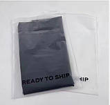 Глянцевий прозорий SLIDER пакет 20x30 см з лого Пакети поліетиленові з замком слайдер для вашого бізнесу, фото 2