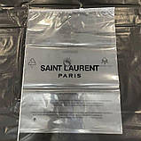 Глянцевий прозорий SLIDER пакет 20x30 см з лого Пакети поліетиленові з замком слайдер для вашого бізнесу, фото 6