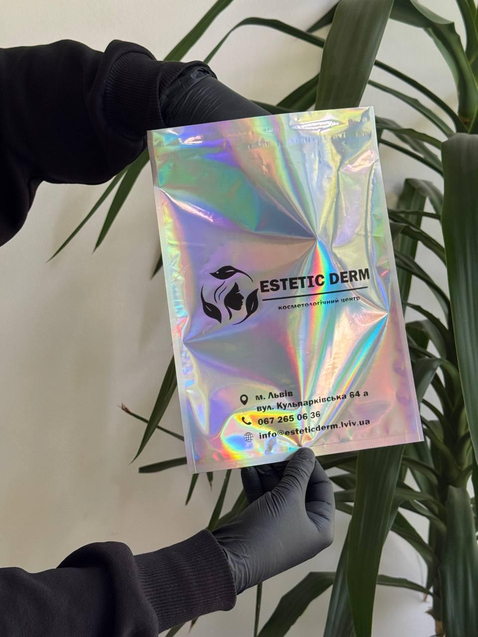 Пакет кур'єрський бандерольний Голографічні пакети оптом Пакети голограма 25х36 см, фото 1