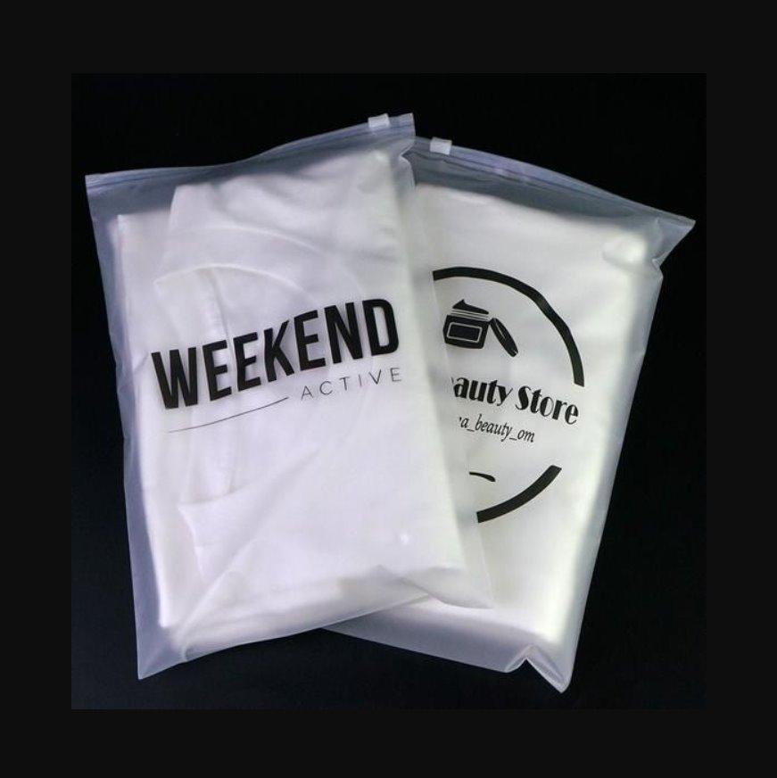 Глянцевий SLIDER пакет 30x40 см Пакети слайдери поліетиленові прозорі Пакети з логотипом, фото 1