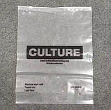 Глянцевий SLIDER пакет 35x45 см Прозорі пакети із замком бігунком Брендована упаковка оптом, фото 3