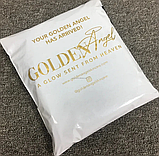 Пакети кур'єрські великі білі без кишені Бандерольний пакет з логотипом 50х50 см, фото 5